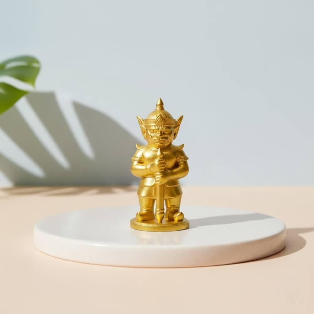 ท้าวเวสสุวรรณ KAF AT-11 รุ่นไพศาลทรัพย์ สูง 5 ซม. ทองไพศาล