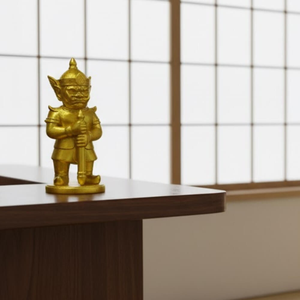ท้าวเวสสุวรรณ KAF AT-11 รุ่นไพศาลทรัพย์ สูง 5 ซม. ทองไพศาล
