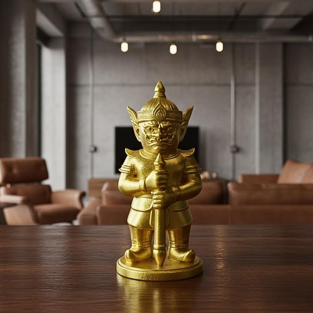 ท้าวเวสสุวรรณ KAF AT-11 รุ่นไพศาลทรัพย์ สูง 5 ซม. ทองไพศาล