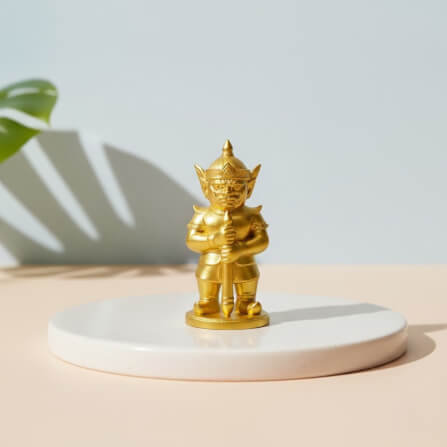 ท้าวเวสสุวรรณ KAF AT-11 รุ่นไพศาลทรัพย์ สูง 5 ซม. ทองไพศาล_1