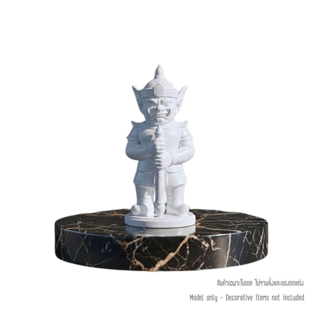 ท้าวเวสสุวรรณ KAF AT-11  รุ่นไพศาลทรัพย์ สูง 5 ซม. ขาวมงคล