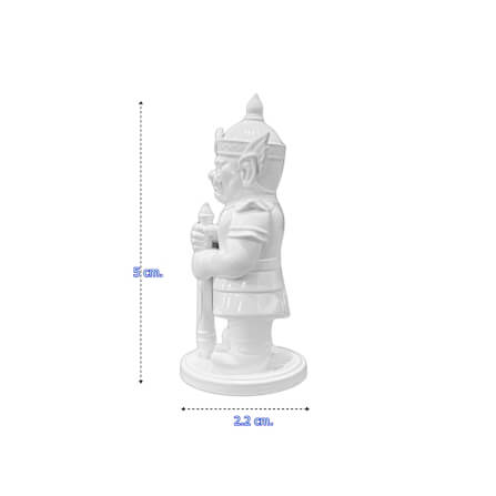 ท้าวเวสสุวรรณ KAF AT-11  รุ่นไพศาลทรัพย์ สูง 5 ซม. ขาวมงคล_5