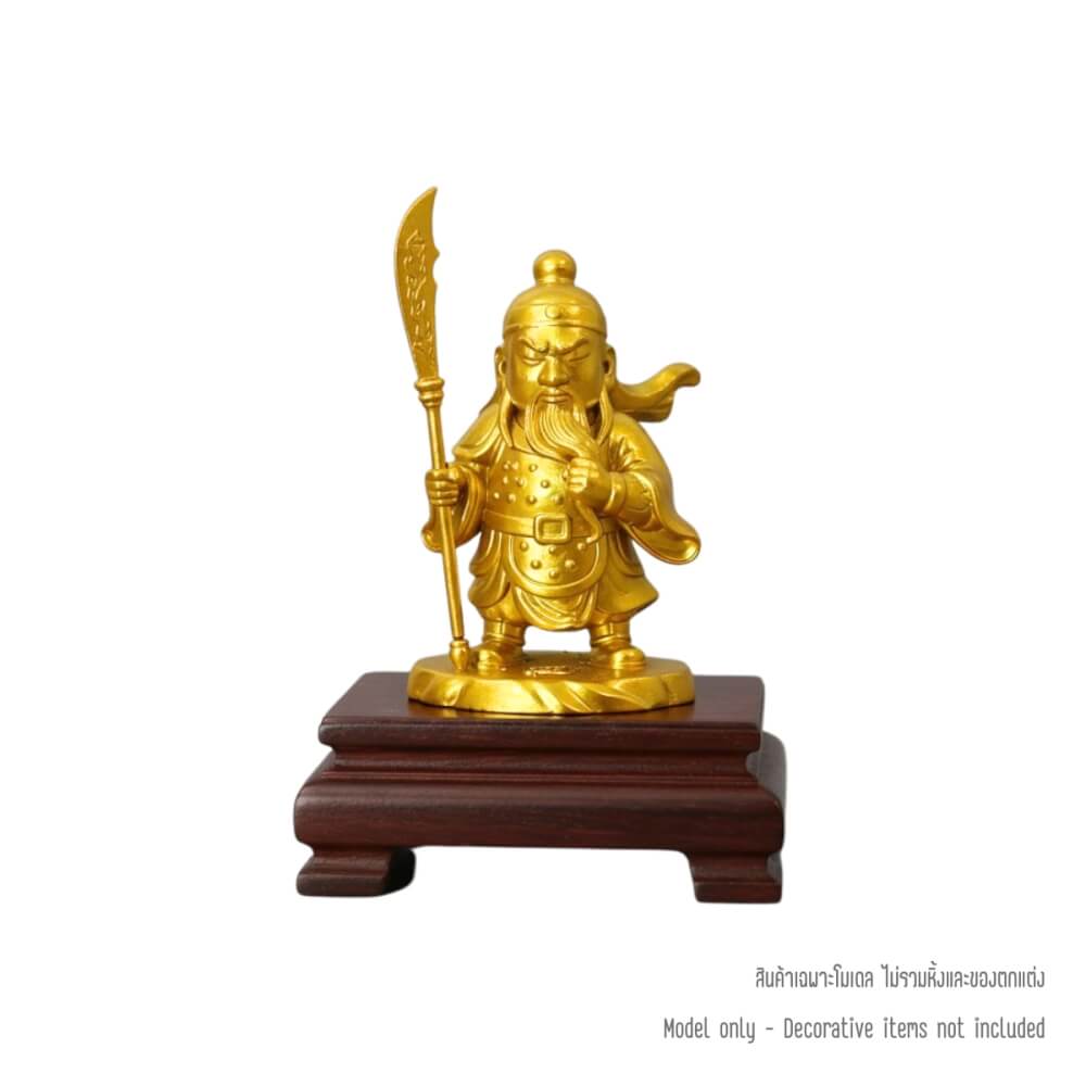 เทพเจ้ากวนอูจิ๋ว KAF AT-12 รุ่นพิทักษ์ยุติธรรม สูง 5 ซม. ทองพิทักษ์ลาภ
