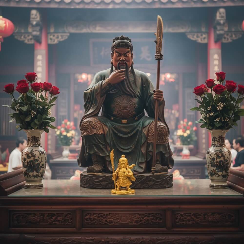 เทพเจ้ากวนอูจิ๋ว KAF AT-12 รุ่นพิทักษ์ยุติธรรม สูง 5 ซม. ทองพิทักษ์ลาภ