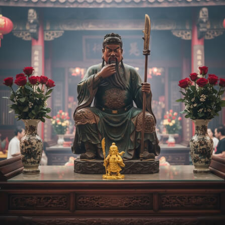 เทพเจ้ากวนอูจิ๋ว KAF AT-12 รุ่นพิทักษ์ยุติธรรม สูง 5 ซม. ทองพิทักษ์ลาภ_1