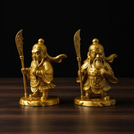 เทพเจ้ากวนอูจิ๋ว KAF AT-12 รุ่นพิทักษ์ยุติธรรม สูง 5 ซม. ทองพิทักษ์ลาภ_6