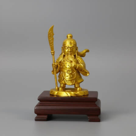 เทพเจ้ากวนอูจิ๋ว KAF AT-12 รุ่นพิทักษ์ยุติธรรม สูง 5 ซม. ทองพิทักษ์ลาภ_3