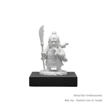 เทพเจ้ากวนอูจิ๋ว KAF AT-12 รุ่นพิทักษ์ยุติธรรม สูง 5 ซม. ขาวสัตย์ซื่อ_0