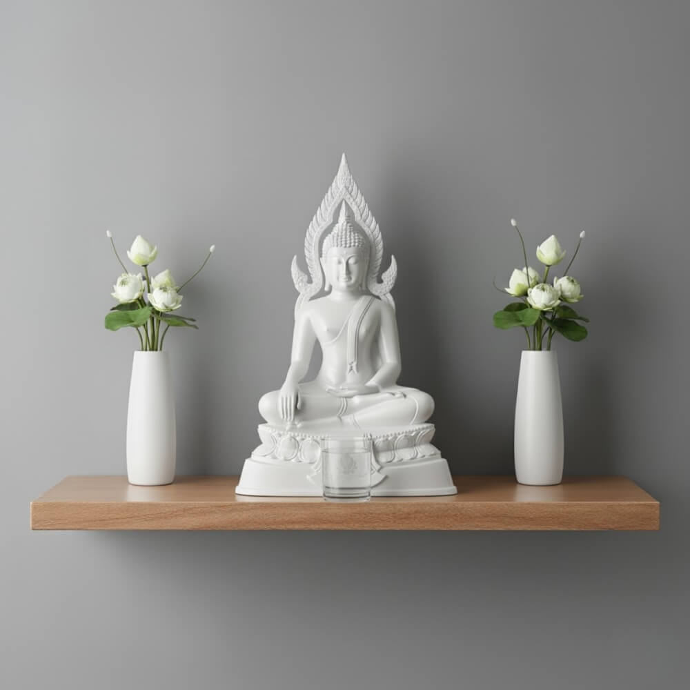 แก้วน้ำบูชาพระ KAF รุ่น GL02 เลเซอร์ลายบัว