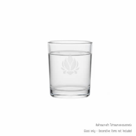 แก้วน้ำบูชาพระ KAF รุ่น GL02 เลเซอร์ลายบัว_0