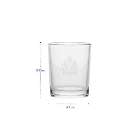 แก้วน้ำบูชาพระ KAF รุ่น GL02 เลเซอร์ลายบัว_2