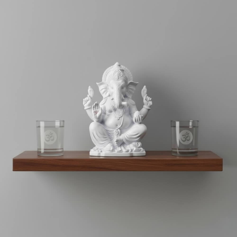 แก้วน้ำบูชาพระ KAF รุ่น GL02 เลเซอร์ลายโอม