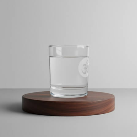 แก้วน้ำบูชาพระ KAF รุ่น GL02 เลเซอร์ลายโอม_1