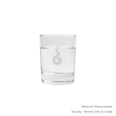แก้วน้ำบูชาพระ KAF รุ่น GL02 เลเซอร์ลายเปลวรัศมี_0