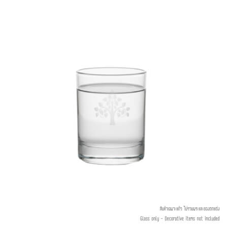 แก้วน้ำบูชาพระ KAF รุ่น GL02 เลเซอร์ลายต้นโพธิ์_0