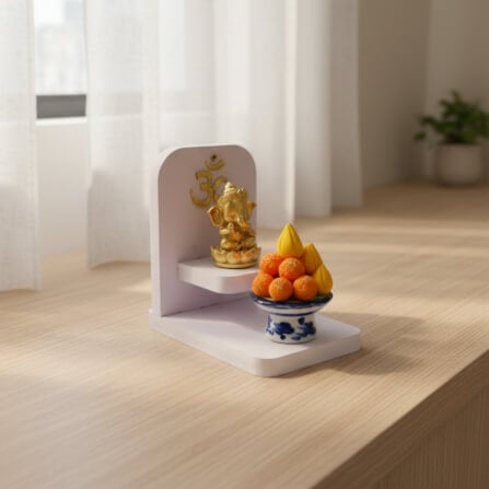 หิ้งพระพิฆเนศขนาดเล็ก KAF รุ่น AMU-UV มินิ A สัญลักษณ์โอม _5