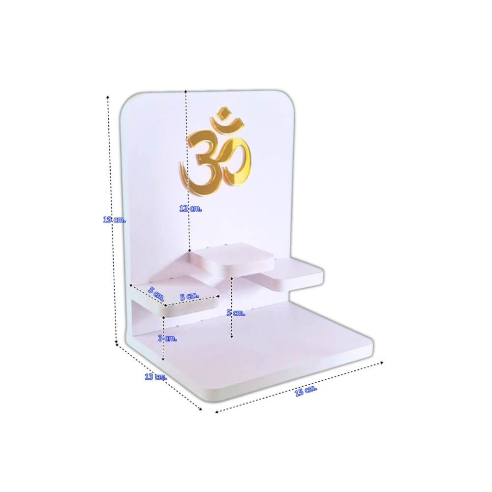 หิ้งพระพิฆเนศขนาดเล็ก KAF รุ่น AMU-UV มินิ B สัญลักษณ์โอม _4
