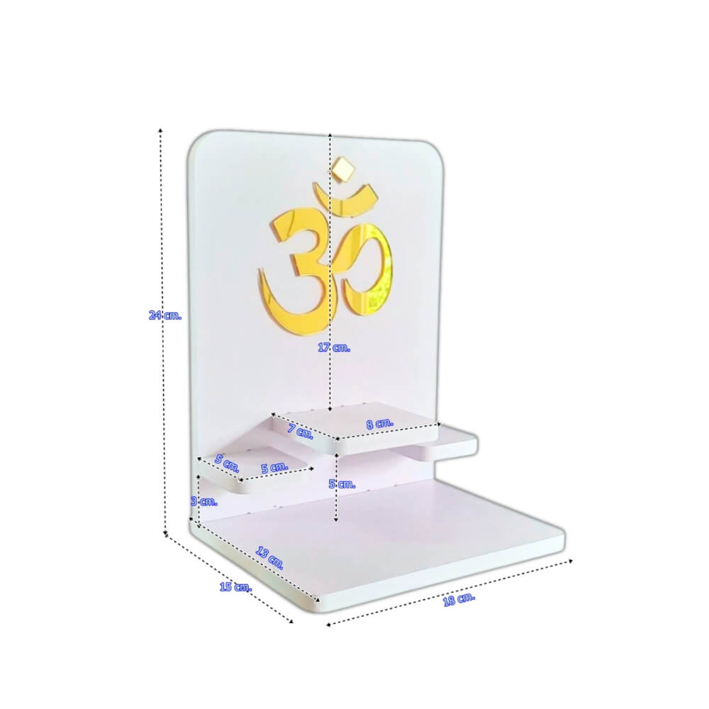 หิ้งพระพิฆเนศขนาดเล็ก KAF รุ่น AMU-UV มินิ C สัญลักษณ์โอม 