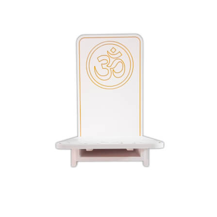 หิ้งพระพิฆเนศ ตั้งโต๊ะและติดผนัง KAF รุ่น BD12 ลายโอมใหญ่_5