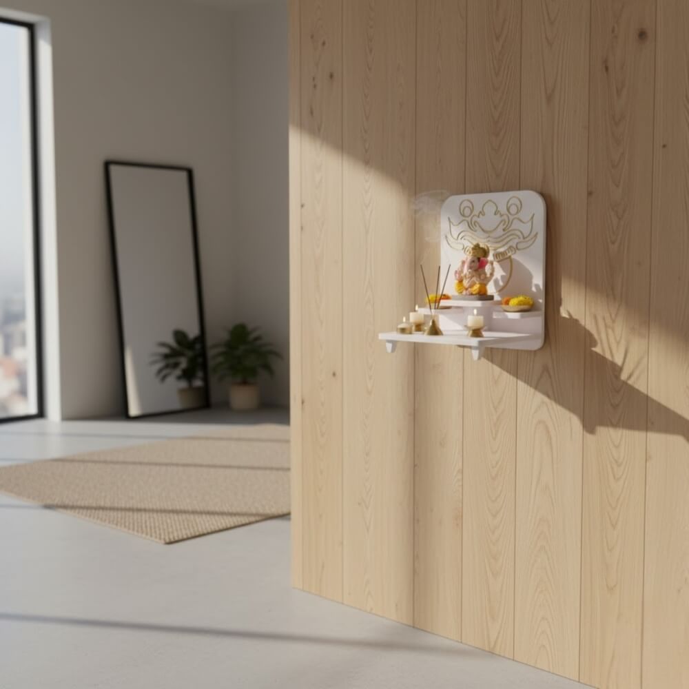 หิ้งพระโมเดิร์น KAF รุ่น BDSTEP01 ลายพระราหู เซาะร่องลงทอง_3