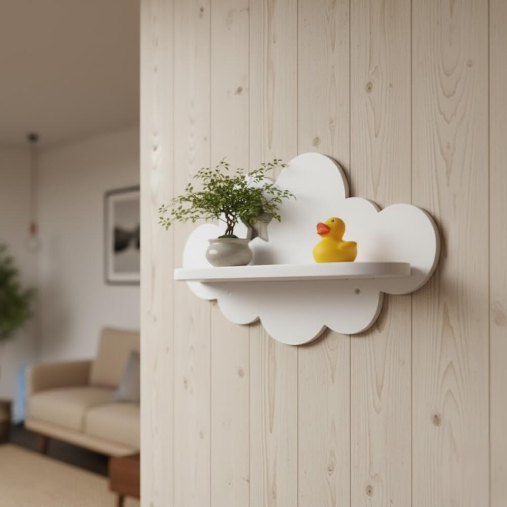 ชั้นติดผนังขนาดเล็ก KAF รุ่น CSH01 ลาย A ทรงก้อนเมฆ_3