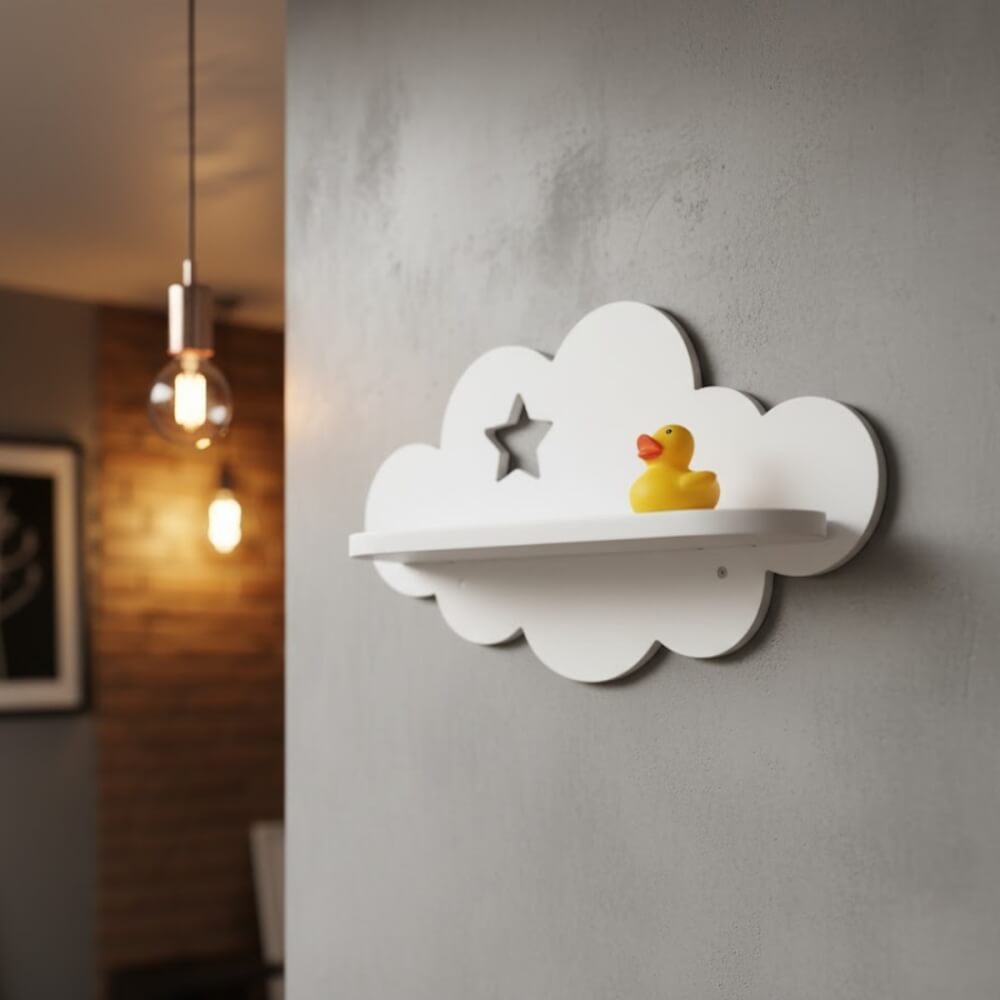 ชั้นติดผนังขนาดเล็ก KAF รุ่น CSH01 ลาย A ทรงก้อนเมฆ_2