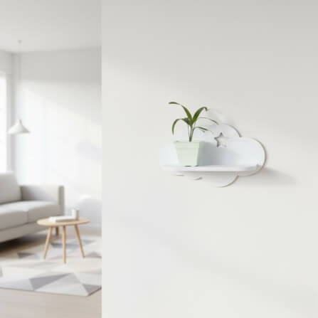 ชั้นติดผนังขนาดเล็ก KAF รุ่น CSH01 ลาย B ทรงก้อนเมฆ_5