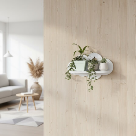 ชั้นติดผนังขนาดเล็ก KAF รุ่น CSH01 ลาย B ทรงก้อนเมฆ_1