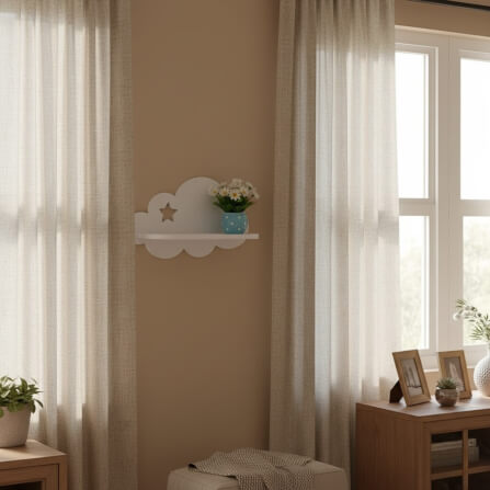 ชั้นติดผนังขนาดเล็ก KAF รุ่น CSH01 ลาย C ทรงก้อนเมฆ_1