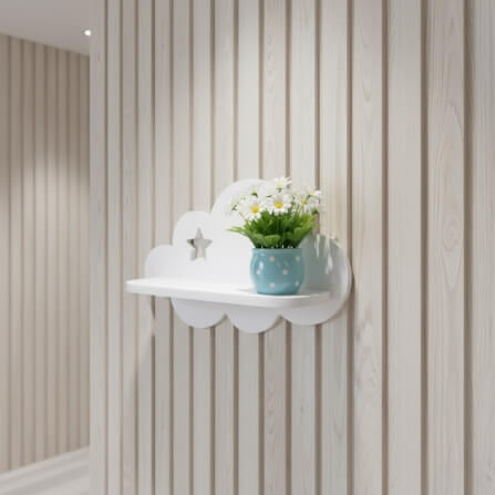 ชั้นติดผนังขนาดเล็ก KAF รุ่น CSH01 ลาย C ทรงก้อนเมฆ_2