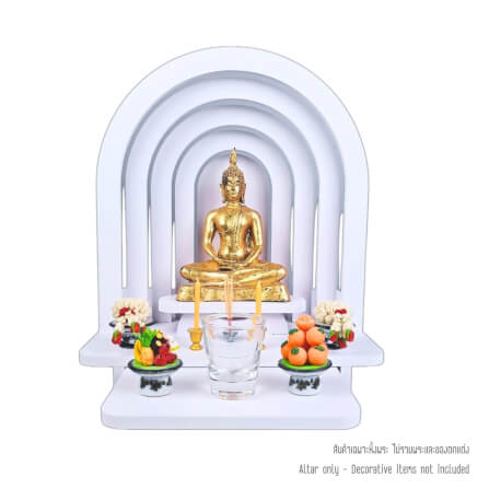 หิ้งพระตั้งโต๊ะและติดผนัง KAF รุ่น MN04 สไตล์โมเดิร์น พร้อมถาดสไลด์_0