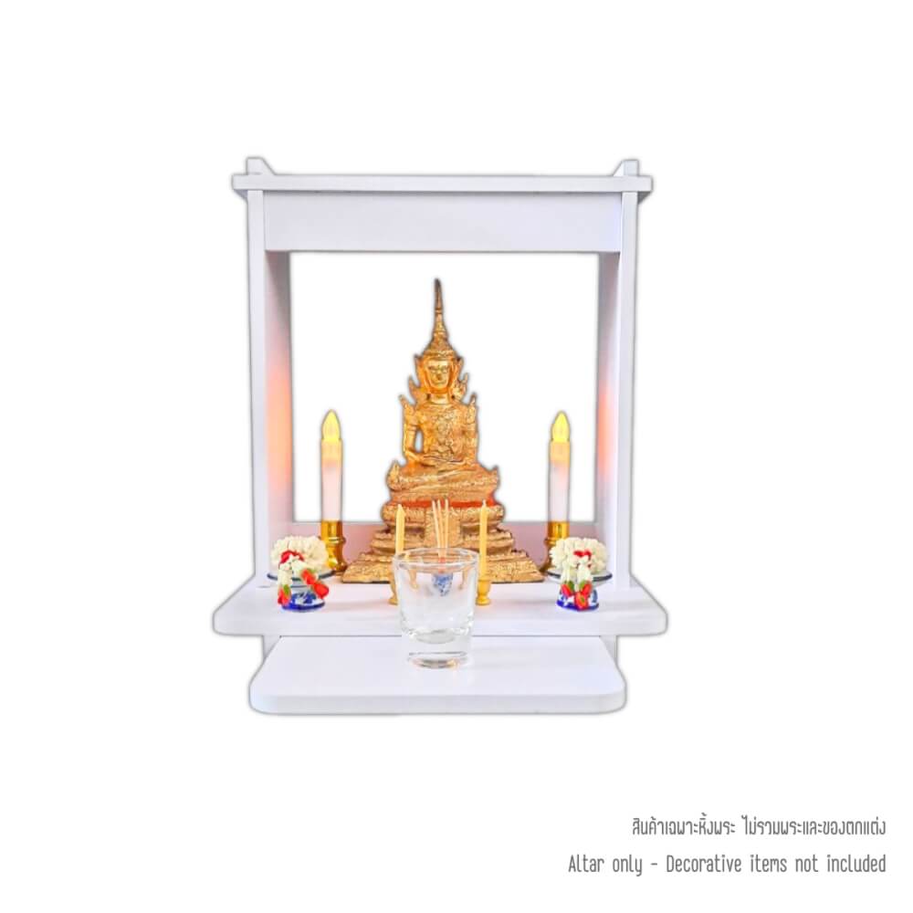 หิ้งพระมินิมอล KAF รุ่น MN06-LIGHT ไฟเปลี่ยนสีได้ พร้อมรีโมทควบคุม_0