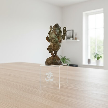 ชั้นวางพระพิฆเนศ KAF รุ่น PK01-AC ลายโอม อะคริลิคใส ขนาดเล็ก_4