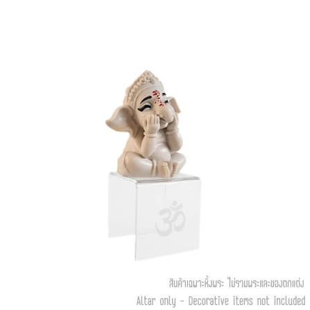 ชั้นวางพระพิฆเนศ KAF รุ่น PK01-AC ลายโอม อะคริลิคใส ขนาดเล็ก