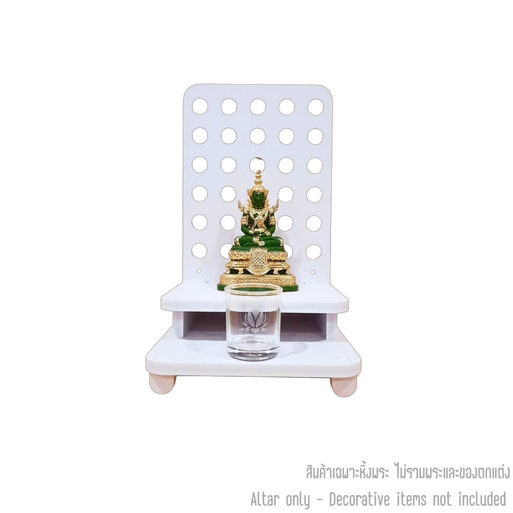 หิ้งพระมินิมอล KAF รุ่น Q5 สไตล์มูจิ แพทเทิร์นวงกลม_0