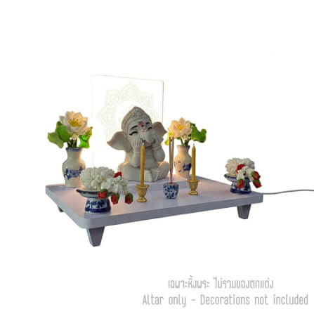 หิ้งพระมีไฟ KAF รุ่น TM-LIGHT01 ลายโอม