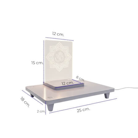 หิ้งพระมีไฟ KAF รุ่น TM-LIGHT01 ลายโอม_3