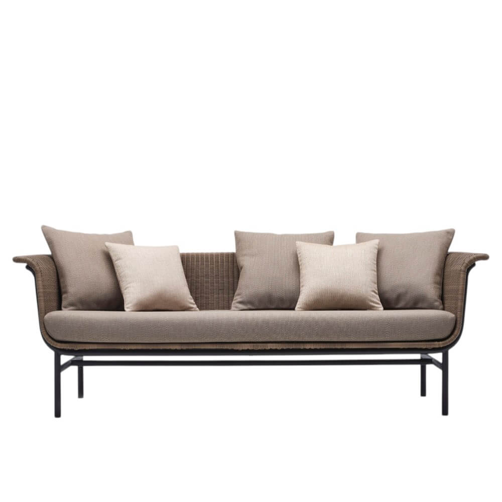 โซฟาสนาม 3 ที่นั่ง BUNISE รุ่น AMALFI ขนาด 200&times;75&times;70 ซม. สีน้ำตาล