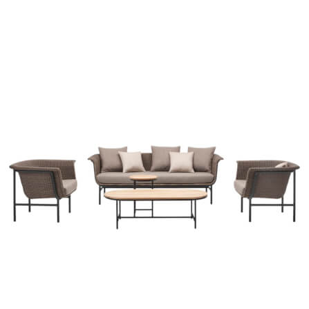 โซฟาสนาม 3 ที่นั่ง BUNISE รุ่น AMALFI ขนาด 200×75×70 ซม. สีน้ำตาล_3