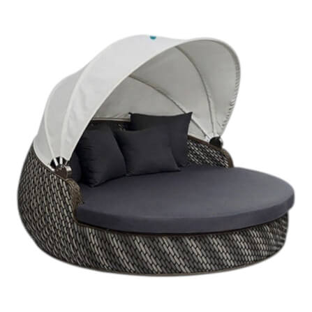 เตียงพักผ่อน BUNISE รุ่น P3403 ขนาด 70×70×70 ซม. สีน้ำตาล_0