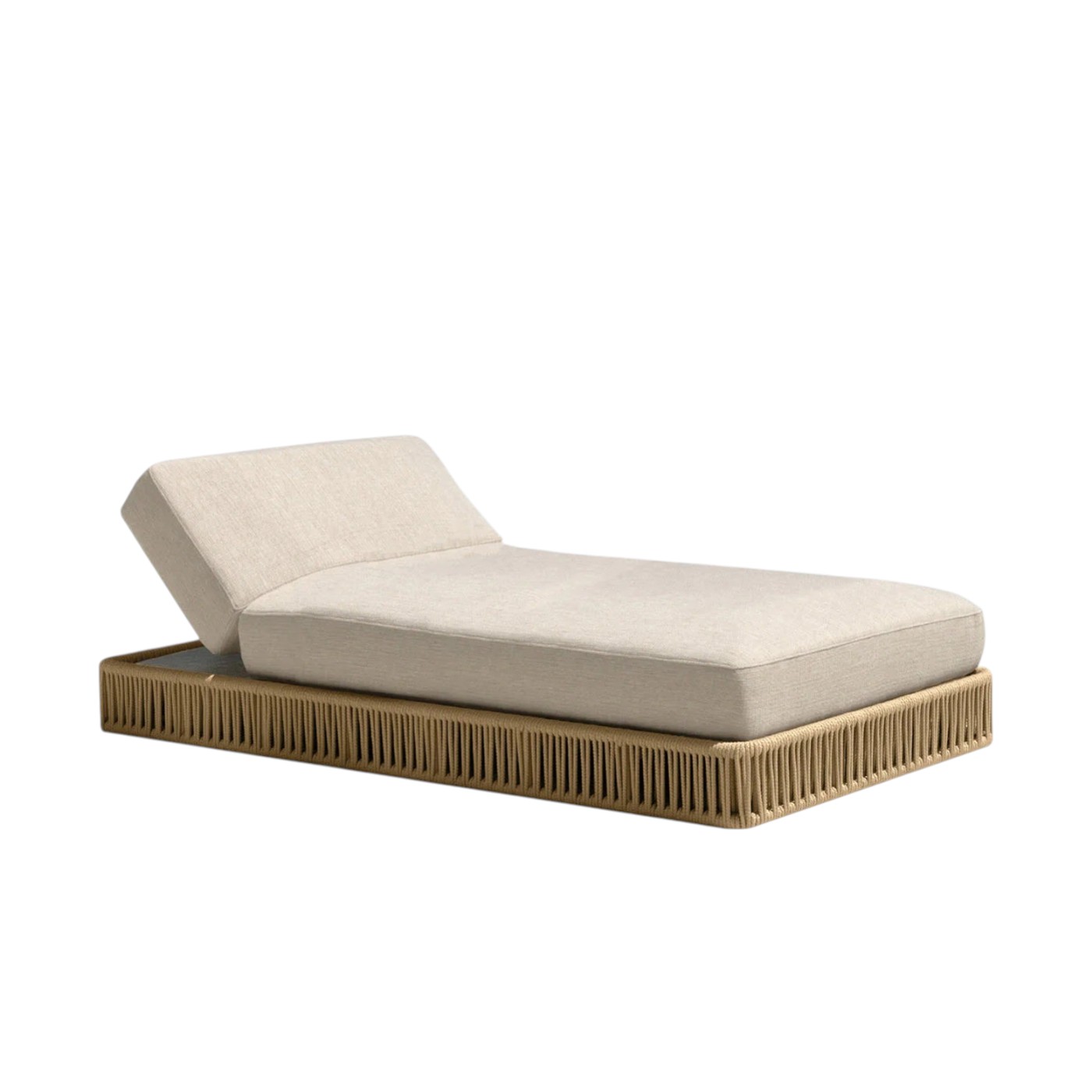 เตียงริมสระ หวายPE BUNISE รุ่น RAVELLO ขนาด 200×90×36 ซม. สีแอปริคอท_0