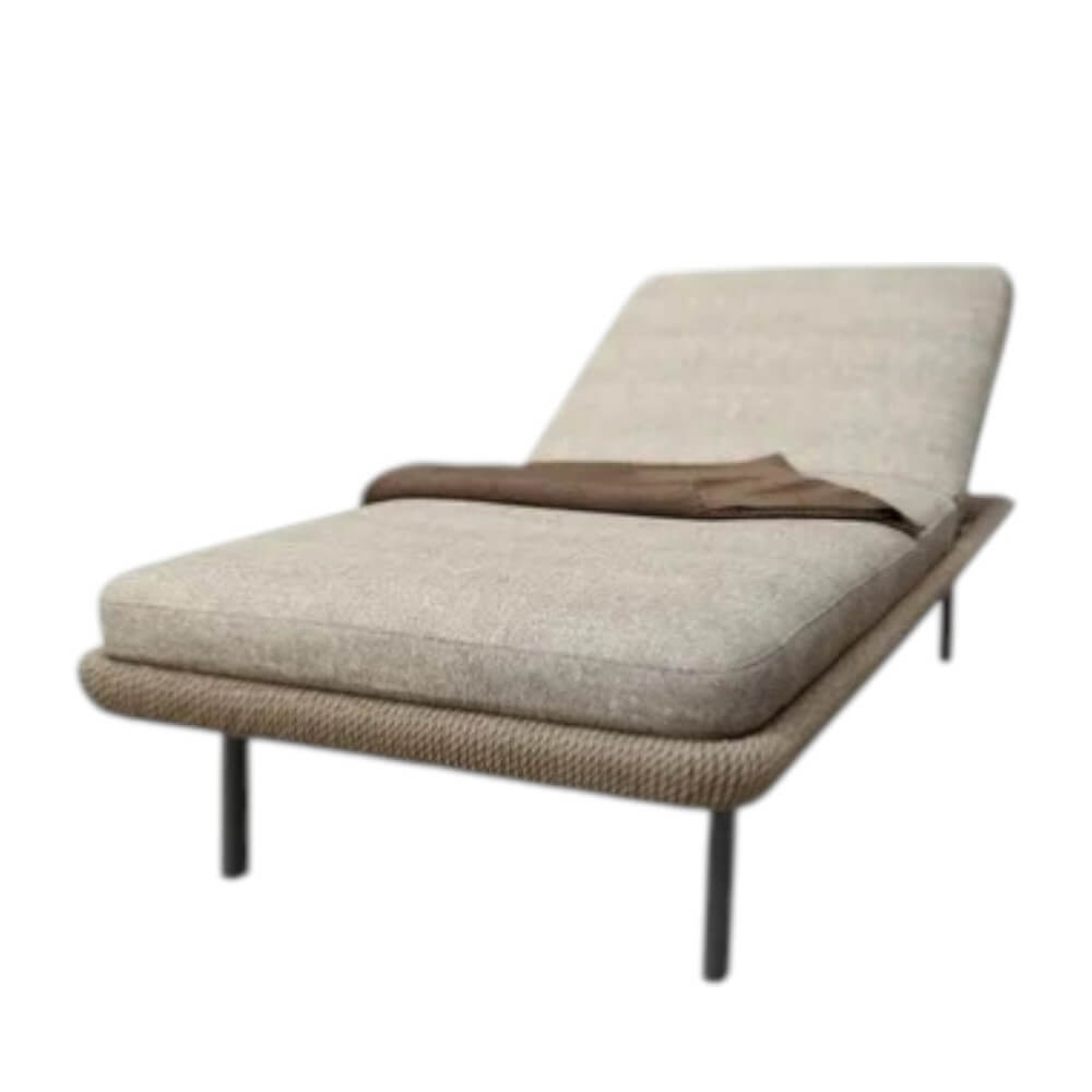เตียงริมสระ BUNISE รุ่น SUNLIT ขนาด 205&times;79&times;43 ซม. สี APRICOT