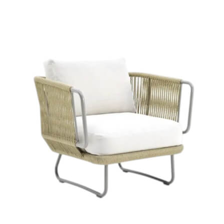 โซฟาสนาม 1 ที่นั่ง BUNISE รุ่น SUNLIT ขนาด 75×75×75 ซม. สี APRICOT_0