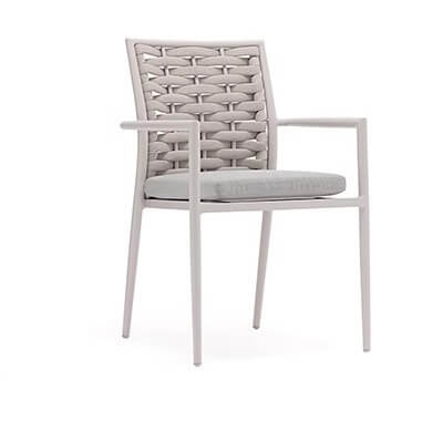 เก้าอี้สนาม BUNISE รุ่น P56 ขนาด 55&times;58&times;85 ซม. สีเทา