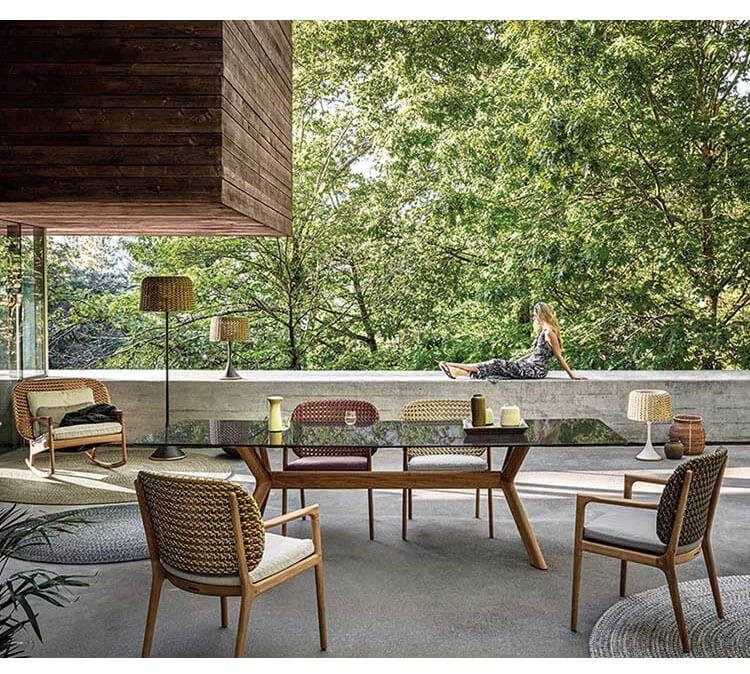 เก้าอี้พักผ่อน BUNISE รุ่น P44 ROCKING ขนาด 80×75×90 ซม. สีน้ำตาล_1