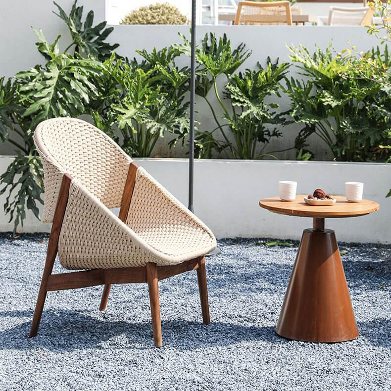 เก้าอี้สนามไม้สัก BUNISE รุ่น P79 ขนาด 60&times;80&times;85 ซม. สีน้ำตาล