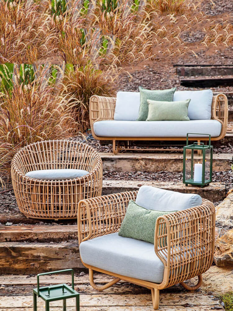 โซฟาหวาย BUNISE รุ่น P2403 ขนาด 80×80×80 ซม._2