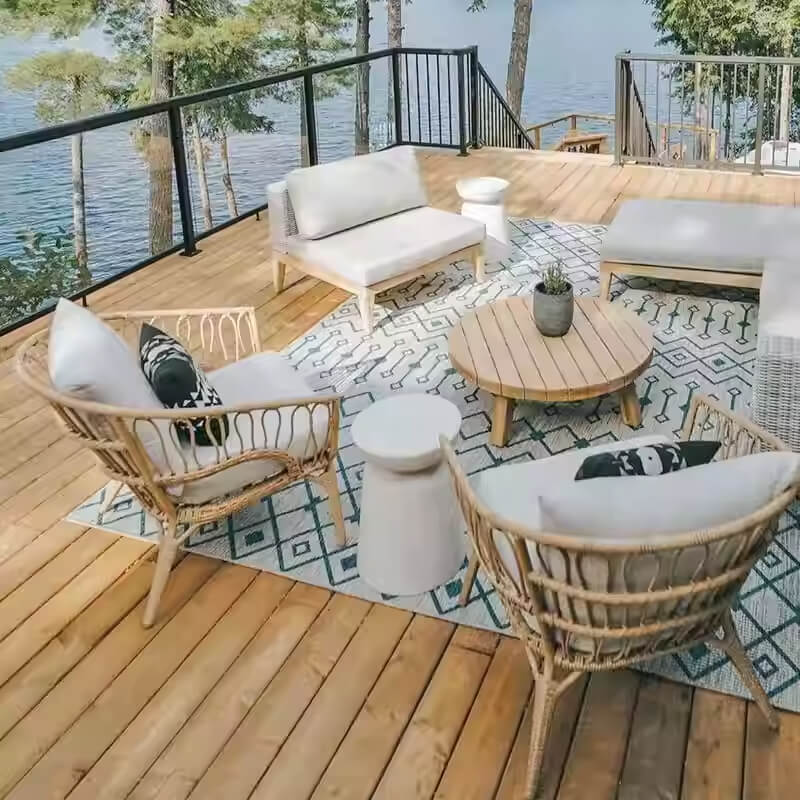 โซฟาหวาย PE BUNISE รุ่น LUCARA ขนาด 73×73×78 ซม. สีขาว_3