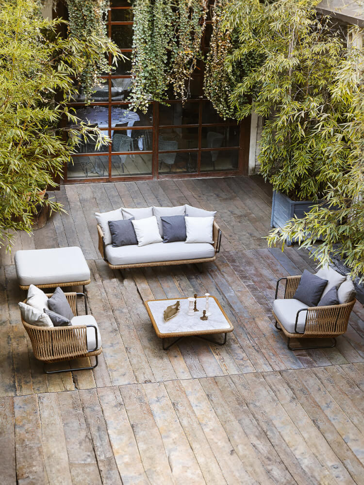 โซฟาสนาม 1 ที่นั่ง BUNISE รุ่น SUNLIT ขนาด 75&times;75&times;75 ซม. สี APRICOT