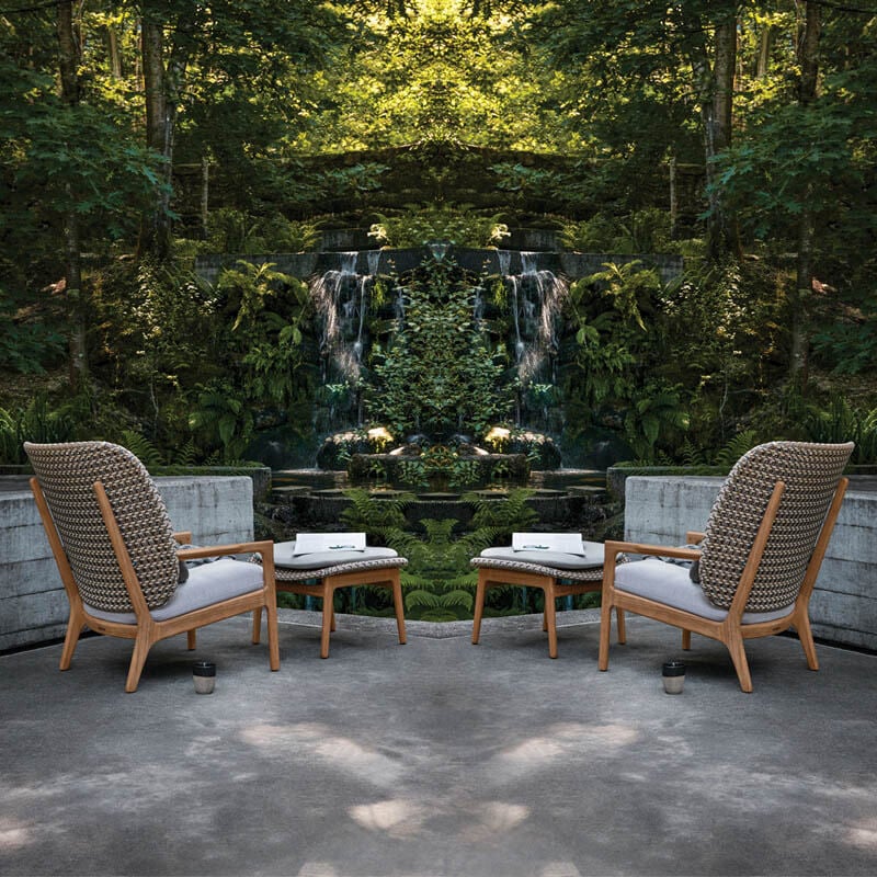 เก้าอี้หวายเทียม BUNISE รุ่น MARAIS ขนาด 75×75×90 ซม. สีน้ำตาล (พนักพิงสูง)_5